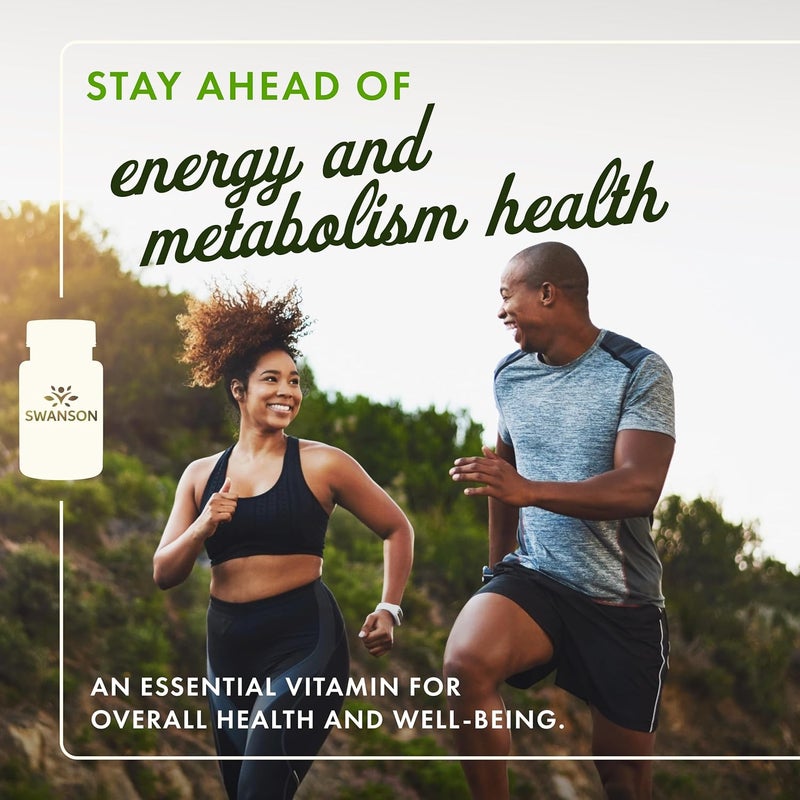 Swanson Vitamin B12 Cyanocobalamin  Vitamin Supplement Promoting Energy Metabolism Nervous System Health  Heart Support  Supports Red Blood Cell Formation 250 Capsules 500mcg Each - Image 2