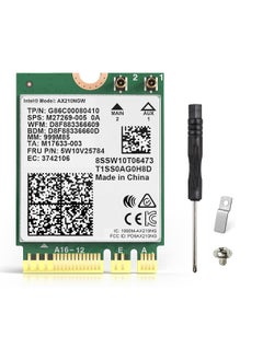 Generic AX210NGW Wi-Fi 6E Card Bluetooth 5.3 Tri-Band 5400Mbps to 6GHz Network Adapter 802.11AX MU-MIMO Wireless Module Expand for Laptop, Support Windows 10/11 64bit, M.2/NGFF  - Image 1