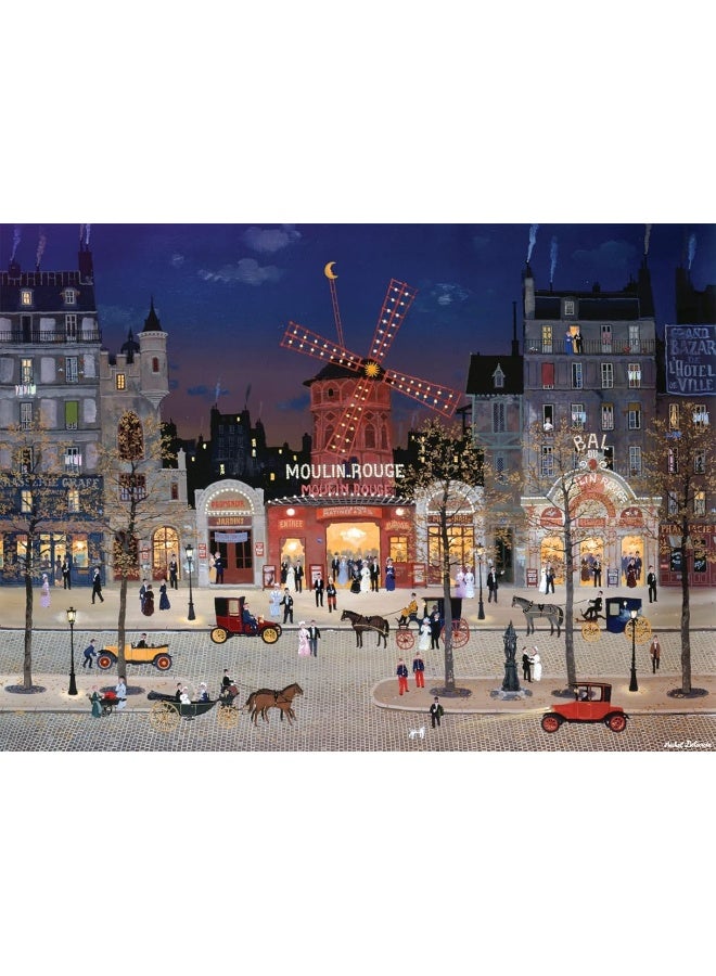 Buffalo Games ألعاب بافالو - ميشيل ديلاكروix - مولان روج - 1000 قطعة لغز للبالغين لغز تحدي مثالي لليالي الألعاب - Image 3