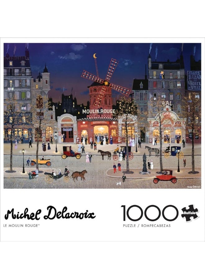 Buffalo Games ألعاب بافالو - ميشيل ديلاكروix - مولان روج - 1000 قطعة لغز للبالغين لغز تحدي مثالي لليالي الألعاب - Image 4