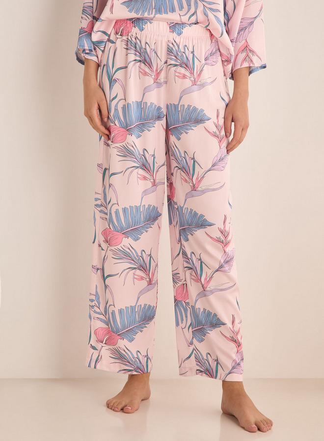 Splash FAV Floral Print T-shirt and Pyjama Set - Image 3