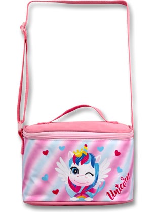 Famebag -Ümit Bag Pink Cute Unicorn School Bag Nutrition and Pencil Bag Set  - Image 4
