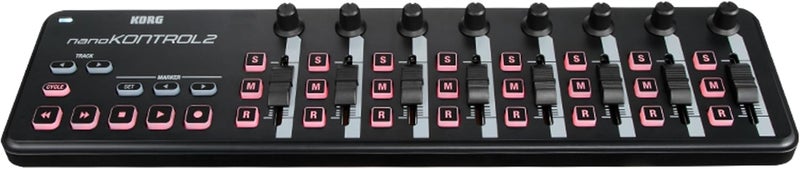 Korg nanoKONTROL2 Slim-Line USB Control Surface, Black - Image 2
