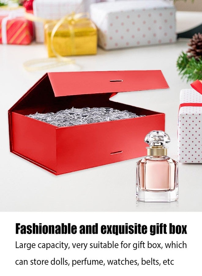 Wuqoioo Gift Boxes With Lids, 6 Pack Magnetic Gift Box Gift Box With Ribbon, Bridesmaid Proposal Box For Birthday Christmas Bridesmaid Wedding, 10.5"X7.5"X3.1" (Red - Image 5