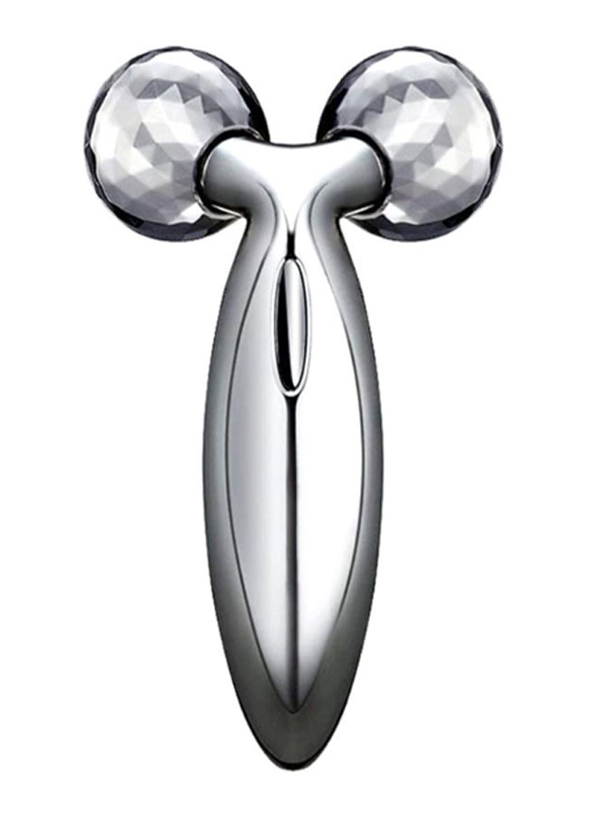 إسكدنيا جهاز تدليك ثلاثي الأبعاد للوجه على شكل كرة فضي 15سم