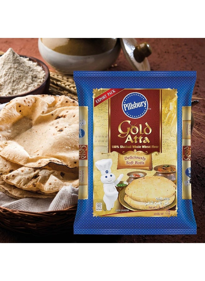 Pillsbury Pillsbury Gold Atta 5 Kg  - Image 4