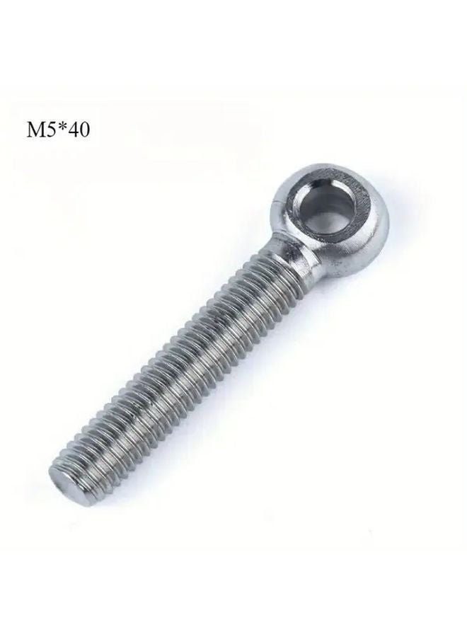 M5 304 Stainless Steel Heavy Duty Lifting Ring Bolt 40mm Corrosion Resistant - Image 1