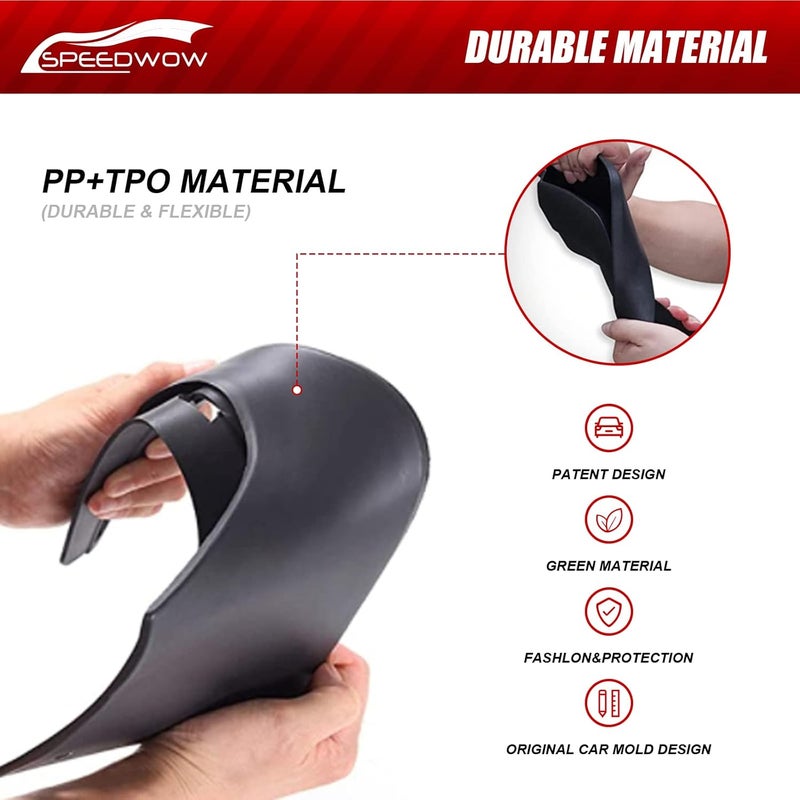 SPEEDWOW Mud Flaps Splash Guards for Toyota Camry 2012-2014 - Image 4