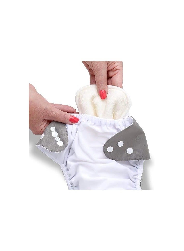 Leakproof Baby Cloth Diaper Washable Adjustable - Design may vary.  - Image 4