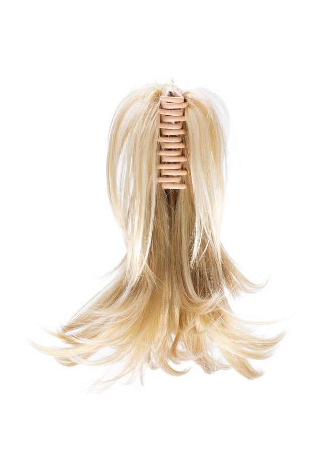 OneDor - 12 Inch Premium Synthetic Adjustable & Customizable Updo Style Ponytail Hair Extension With Clip On Claw Attachment (24H613) - Image 1