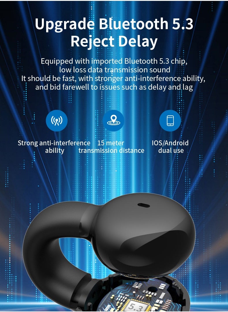 Goldfish - Earclip Bluetooth earphones, single ear open HD wireless earphones - Image 1