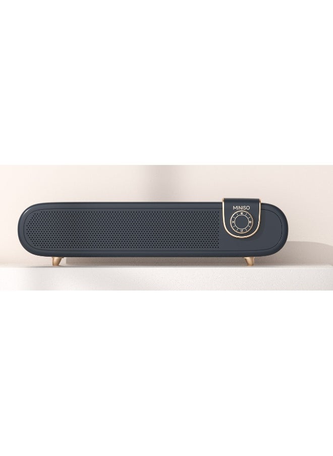 Miniso Stereo Sound Wireless Speaker for Desk  Model: SoundBar01(Navy Blue) 
