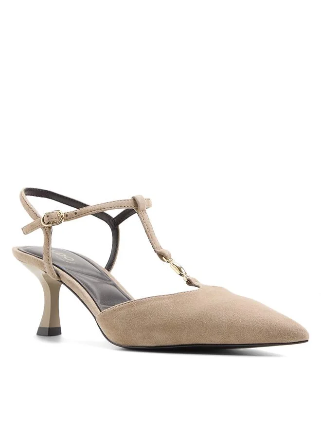 Aldo  Starlynn Ladies Beige Heeled Shoes for Women | Best Price UAE
