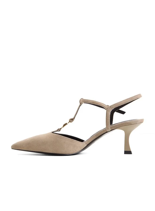 Aldo  Starlynn Ladies Beige Heeled Shoes for Women | Best Price UAE