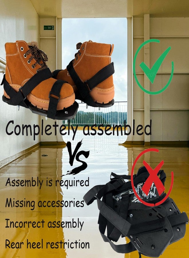 Daxiang Epoxy Floor Spiked Shoes, Self-Leveling Garage Floor,Cover Installation,Overlays,concrete shoe spikes, cleats for epoxy (Fully Assembled,size 6-13) - Image 2