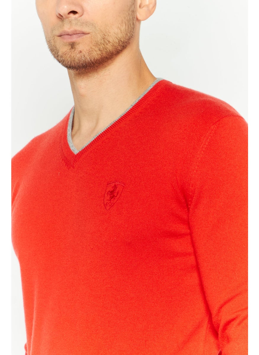Puma x Ferrari - Men Sportswear Fit Training Sweatshirt, Red - Image 1