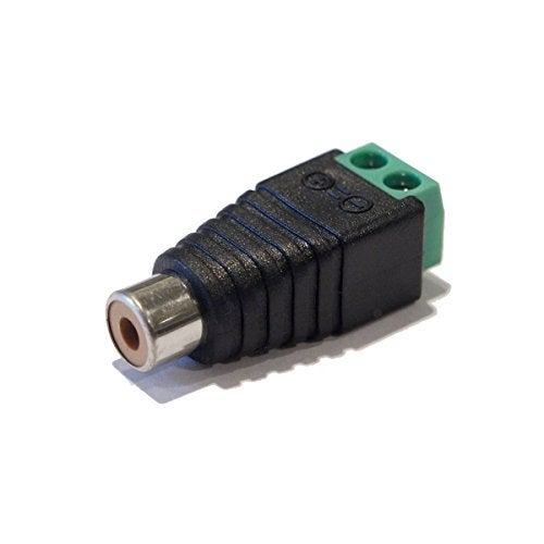 HTTX RCA Female Plug to AV Screw Terminal Audio/Video Connector Adapter (10-Pack) - Image 3