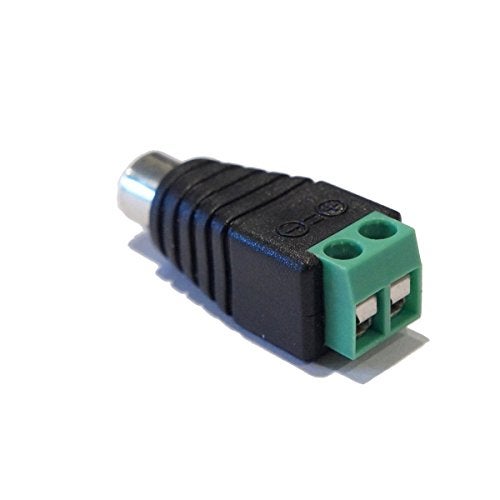 HTTX RCA Female Plug to AV Screw Terminal Audio/Video Connector Adapter (10-Pack) - Image 2