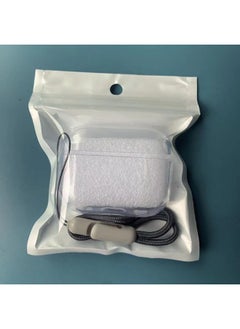 Tpu Material Suitable For Apple Airpods Protective Case Pro2 Earphone Case 3/4 Generation Transparent 5 Generation Diy Earphone Case-Color:Soft Shell + Nylon Rope + Bag-Applicable Model:Airpods Pro2 (with Hanging Ears)