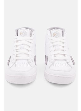 Reebok Men Club C Form HI Lace Up Tennis Shoes, White  - Image 4