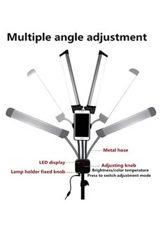 General Flexible Double Arms Photography Light  3000K-5600K Dimmable With  1.6M/63in Metal Light Stand  - Image 5