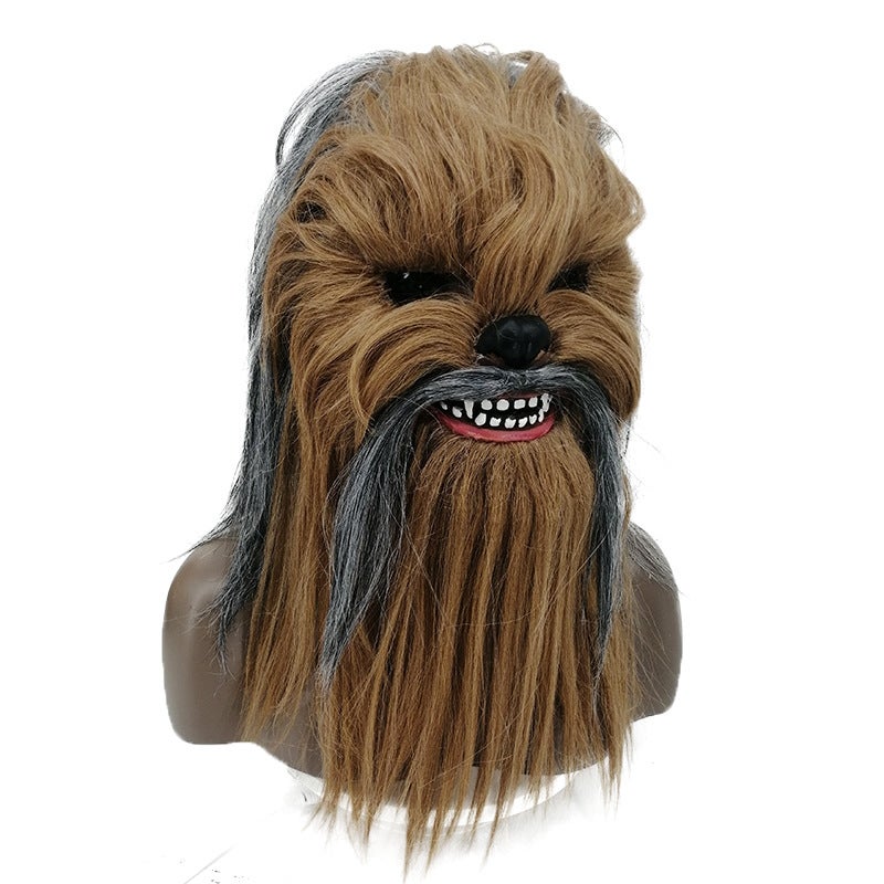 Star Wars Helmet Yoda Master Mask Mandalorian Helmet Boba Fett Latex Darth Moore Headgear - Image 1