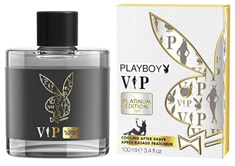 Playboy Vip Platinum Edition Aftershave Spray For Men, 100 Ml - Image 1