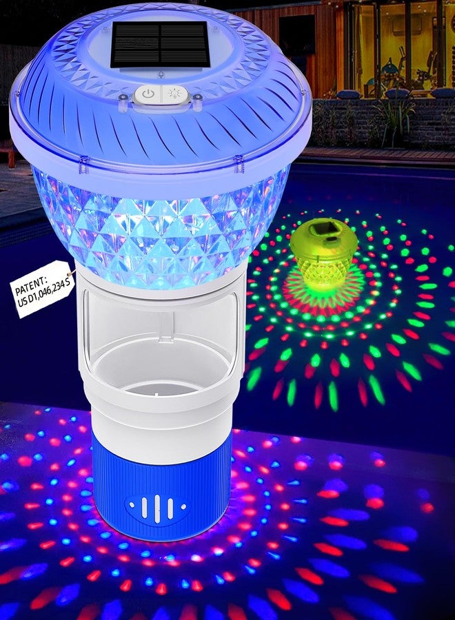 FineBud Chlorine Floater with Colorful Solar Lights - Image 1