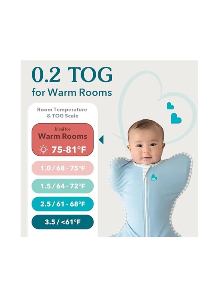 LOVE TO dream Stretch Cotton Baby Swaddle Wrap, Arms Up Design for Easy Self-Soothing, Soft Breathable Baby Sleepwear, Cozy Baby Wrap for Comfortable Sleep - Image 5