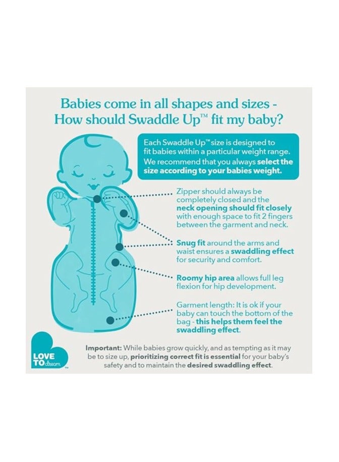 LOVE TO dream Stretch Cotton Baby Swaddle Wrap, Arms Up Design for Easy Self-Soothing, Soft Breathable Baby Sleepwear, Cozy Baby Wrap for Comfortable Sleep - Image 3