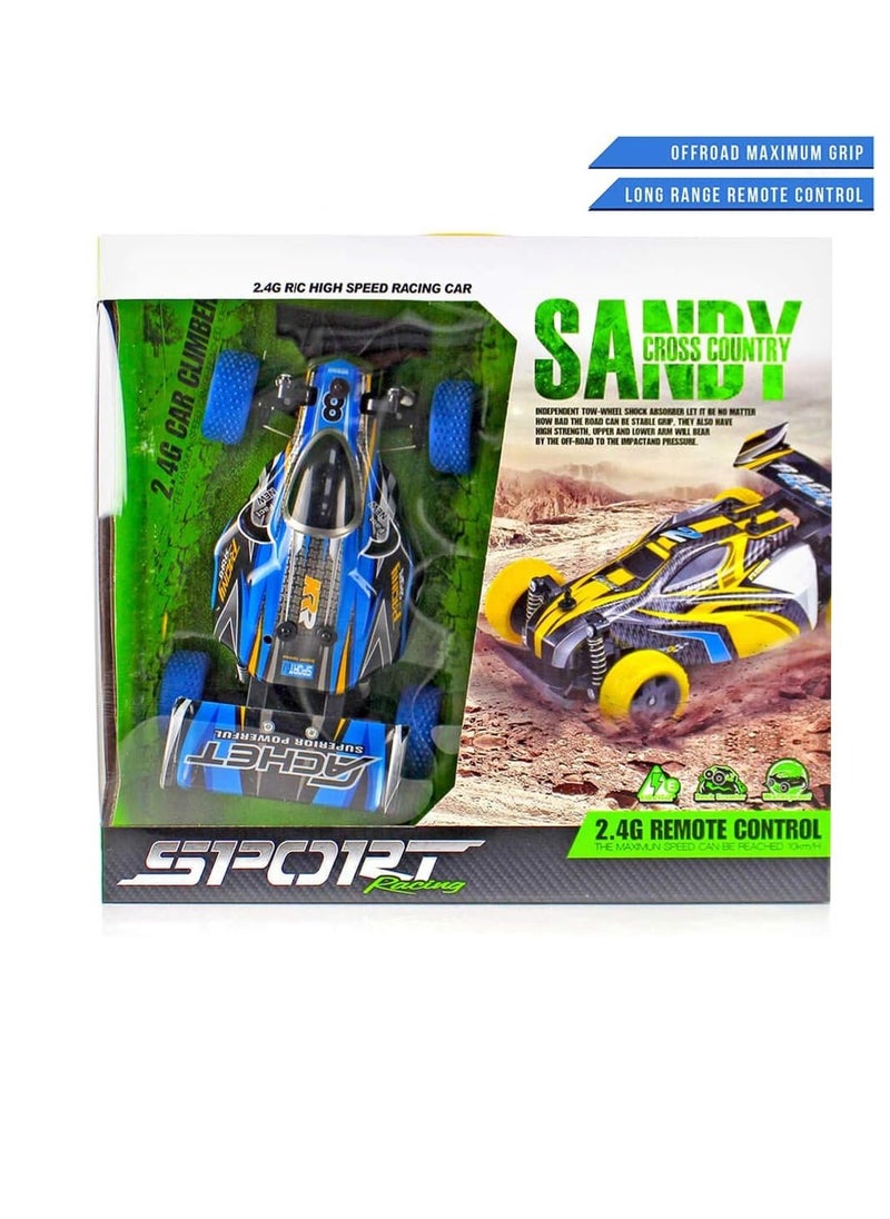 UKR UKR High-Speed Blue Racing Car with 4-Channel Remote Control for Kids – Thrilling RC Toy Vehicle  - Image 3