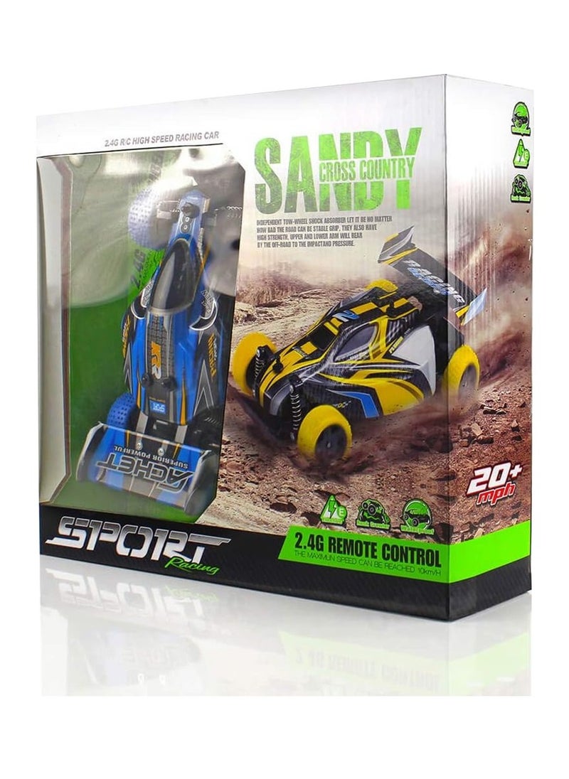 UKR UKR High-Speed Blue Racing Car with 4-Channel Remote Control for Kids – Thrilling RC Toy Vehicle  - Image 5