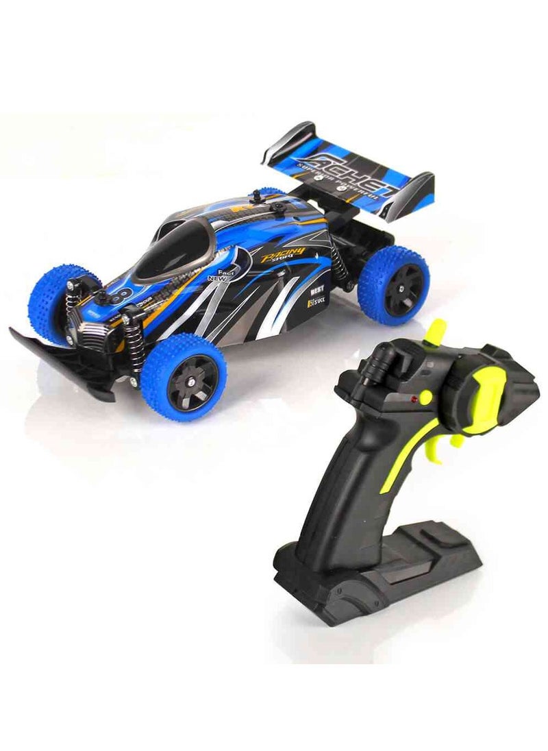 UKR UKR High-Speed Blue Racing Car with 4-Channel Remote Control for Kids – Thrilling RC Toy Vehicle  - Image 1
