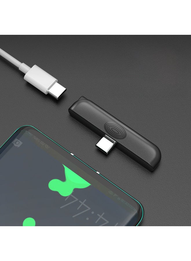 محول من النوع c، مقبض مساعد للعبة الكوع لسماعات Huawei Apple، الهاتف المحمول، محول شحن سريع - اللون: محول كامل الوظائف من النوع C، أسود - Image 4