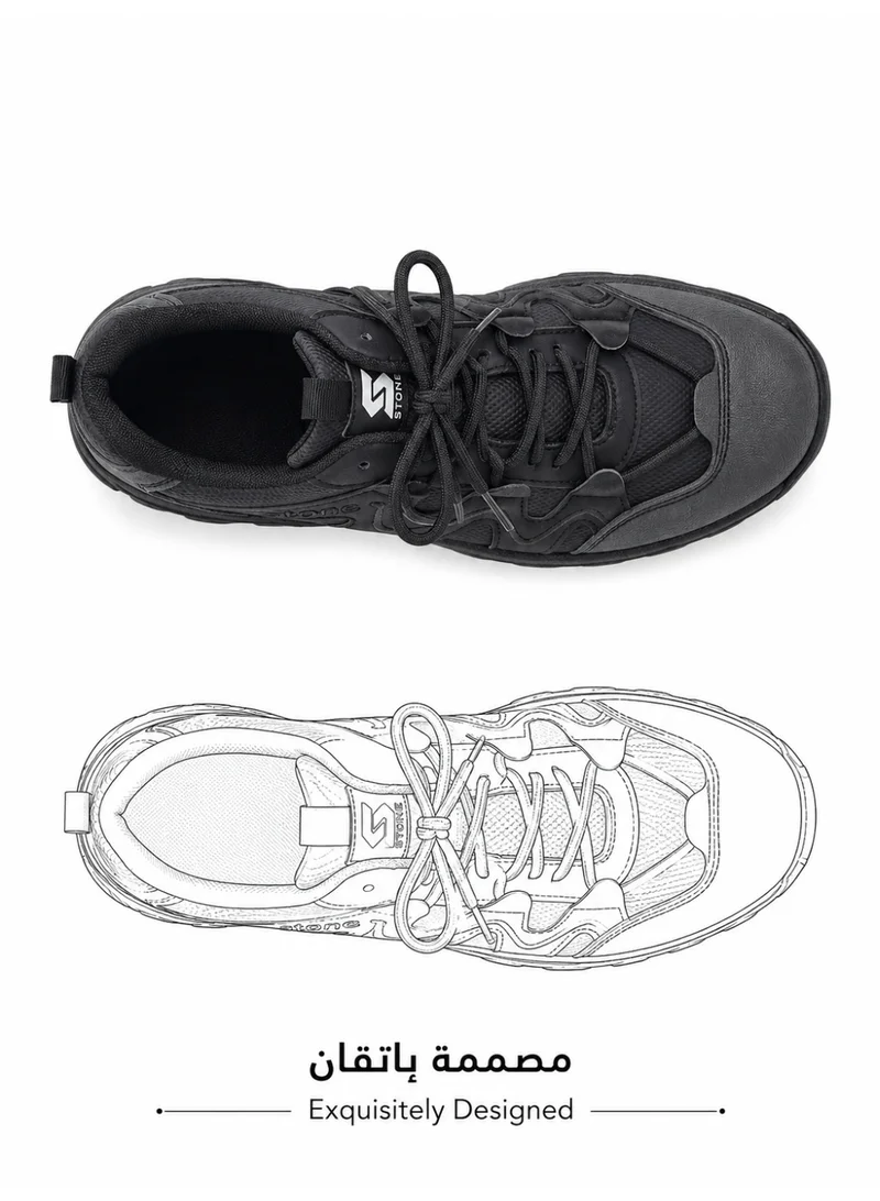 STONE Pulse Unisex Outdoor Walking Shoes | Rugged Comfort Sneakers