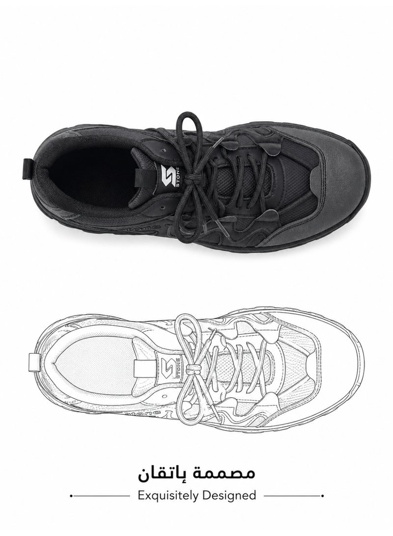 STONE Pulse Unisex Outdoor Walking Shoes | Rugged Comfort Sneakers - Image 2