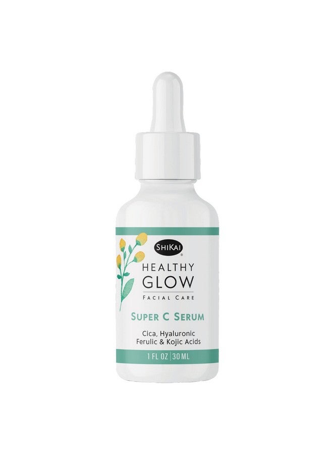 SHIKAI Healthy Glow Super C Face Serum (1 Oz) Vitamin C E & Hyaluronic Acid For Brighter More Even Skin Tone Nourish & Hydrate Dry Skin - Image 1
