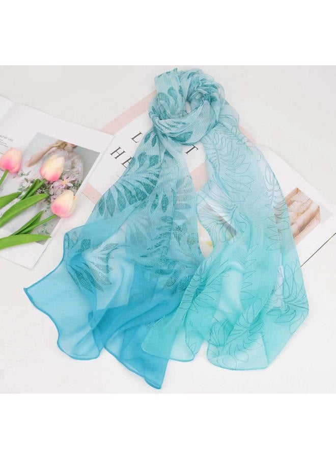 Acotavie Scarfs for Women Lightweight Fashion Scarves Print Floral Pattern Scarf Shawl Wraps (B02) - Image 4