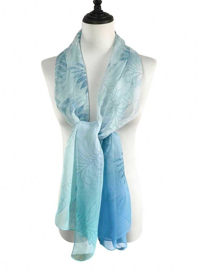 Acotavie Scarfs for Women Lightweight Fashion Scarves Print Floral Pattern Scarf Shawl Wraps (B02) - Image 3