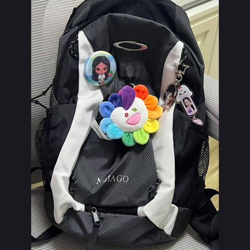 حقيبة ظهر مينجي ستايل نوياغو بلوك ألوان للطلاب - Image 4