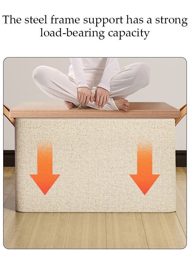 DUNISO - 3 Pcs Wardrobe Clothes Organizer,Multifunctional Foldable Storage Box，With Handles, Wear Resistant And Easy To Clean，Moisture And Dust Prevention，Not Easily Deformed，For Storing Shirts, Sweaters, T Shirts, Jeans, 47*28*20cm - Image 1