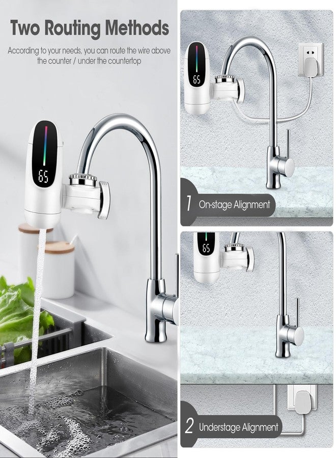 Drumstone 𝟏𝟓 𝐘𝐞𝐚𝐫𝐬 𝐆𝐮𝐚𝐫𝐚𝐧𝐭𝐞𝐞, Instant Water Heater Tap, ABS and Metal Build, 0.04-0.5 MPA Working Pressure, Energy‑Smart Point‑of‑Use Hot Water for Cafes Clinics Salons and Homes - Image 5