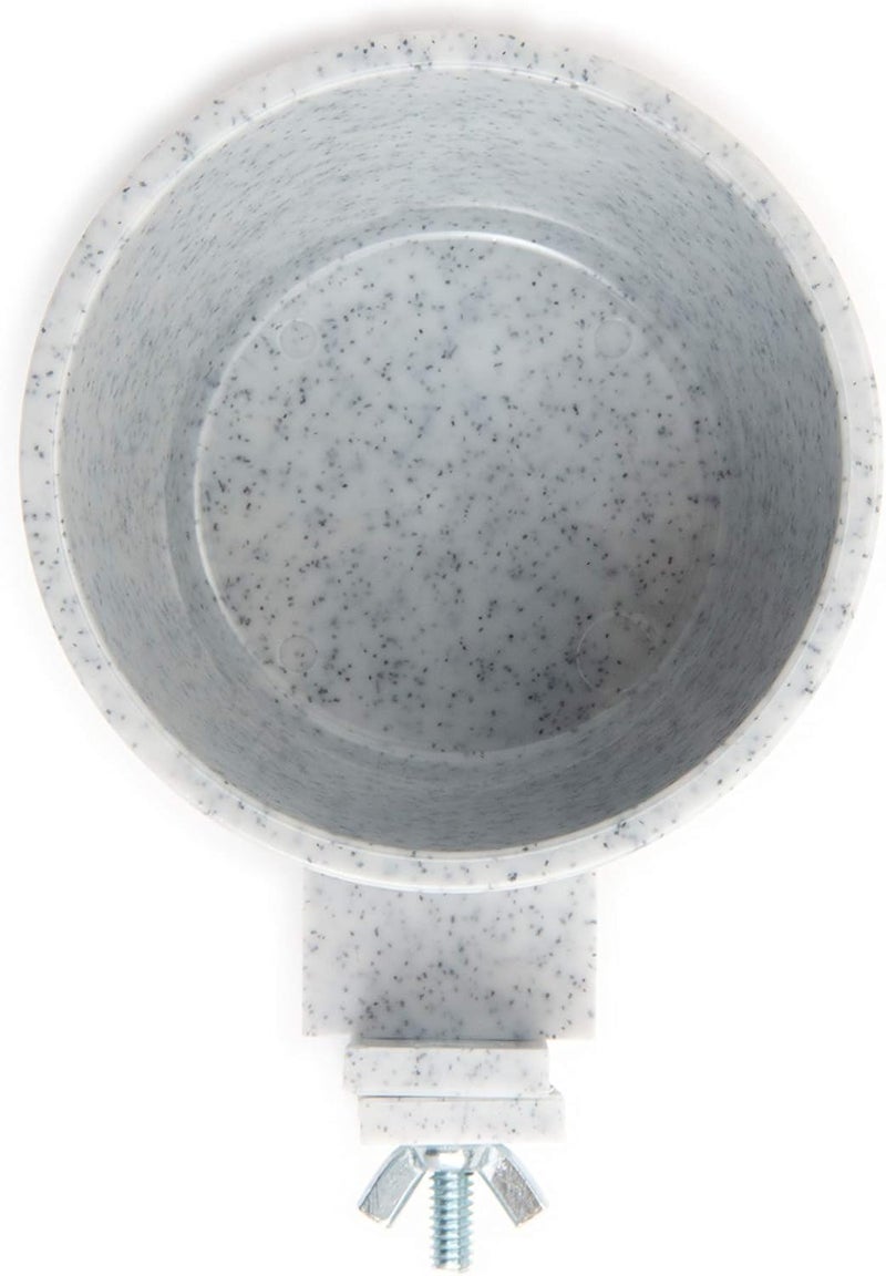 Lixit Q-Lock Carrier Crock - 10-Ounce Removable Plastic Food and Water Bowl for Small Pets - Image 3