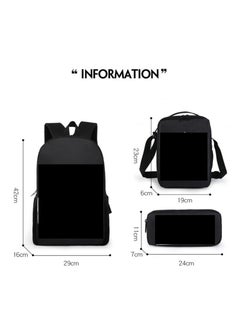 Generic Backpack for primary and secondary school students, backpack for children, anime cartoon backpack, pencil case  - Image 2