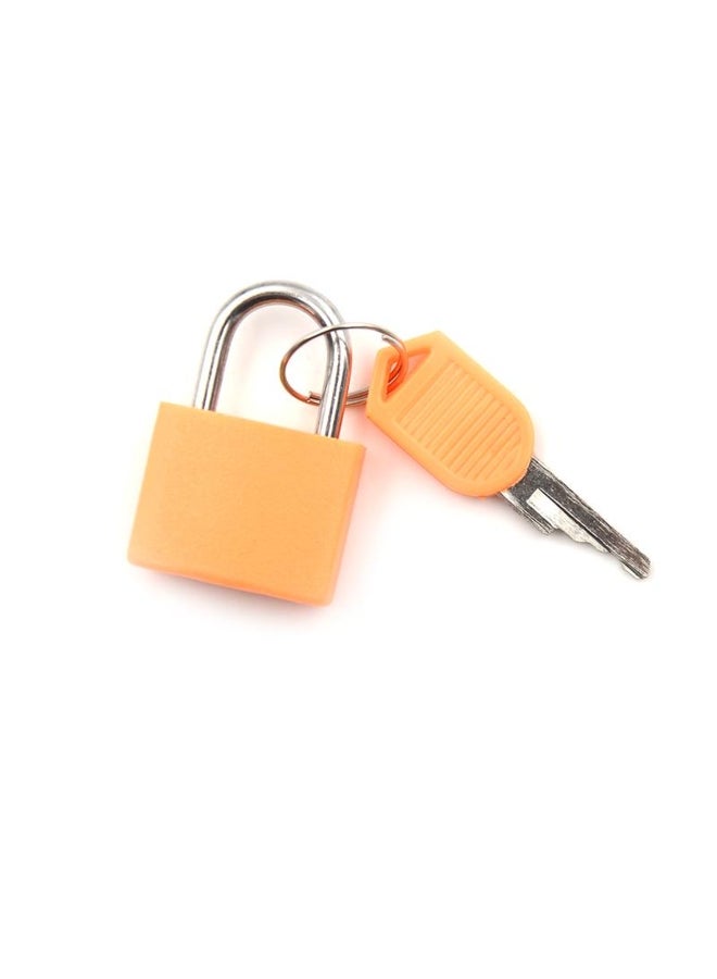 Mini Strong Steel Padlock Travel Suitcase Drawer Dormitory Locks With 2 Keys 