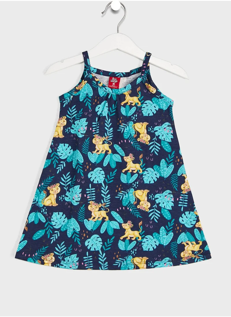 Bee Loop Infant Printed Midi Dress