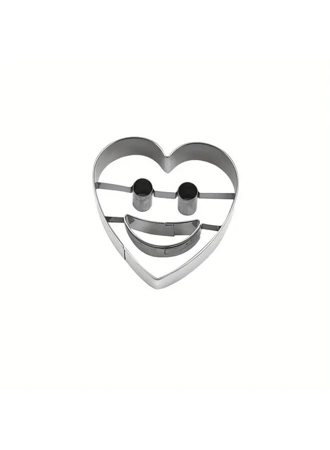 SHAON Stainless Steel Cookie Cutter Smiling Flower Face 1pc For Baking - Image 5