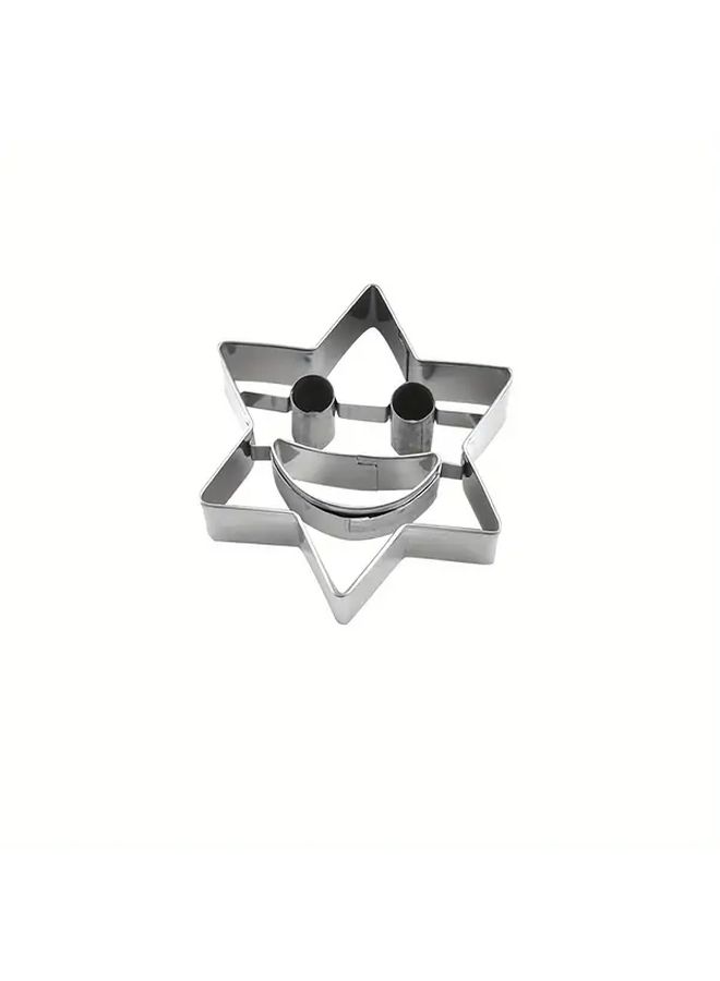 SHAON Stainless Steel Cookie Cutter Smiling Flower Face 1pc For Baking - Image 4