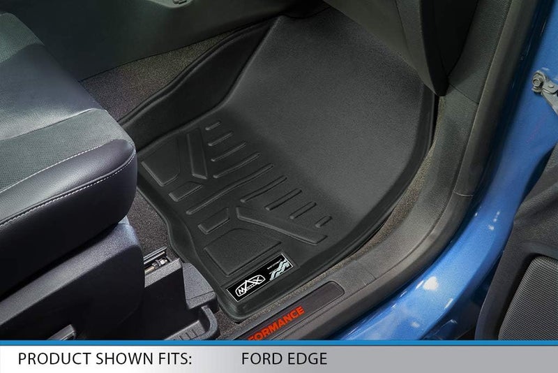 MAX LINER Floor Mats 2 Row Set Black for 2015-2018 Ford Edge - Image 3