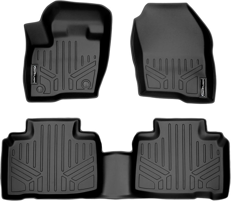 MAX LINER Floor Mats 2 Row Set Black for 2015-2018 Ford Edge - Image 1